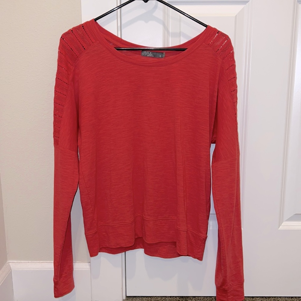 Prana long sleeve with shoulder detail